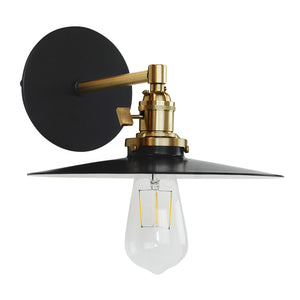 Montclair Light Works - SCM403-41-91 - One Light Wall Sconce - Uno - Black with Brushed Brass