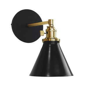 Montclair Light Works - SCM405-41-91 - One Light Wall Sconce - Uno - Black with Brushed Brass