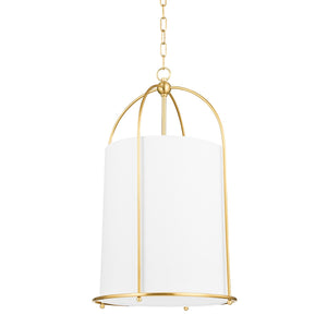 Hudson Valley - 4816-AGB - One Light Lantern - Orlando - Aged Brass