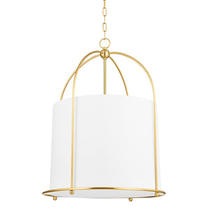 Hudson Valley - 4822-AGB - One Light Lantern - Orlando - Aged Brass