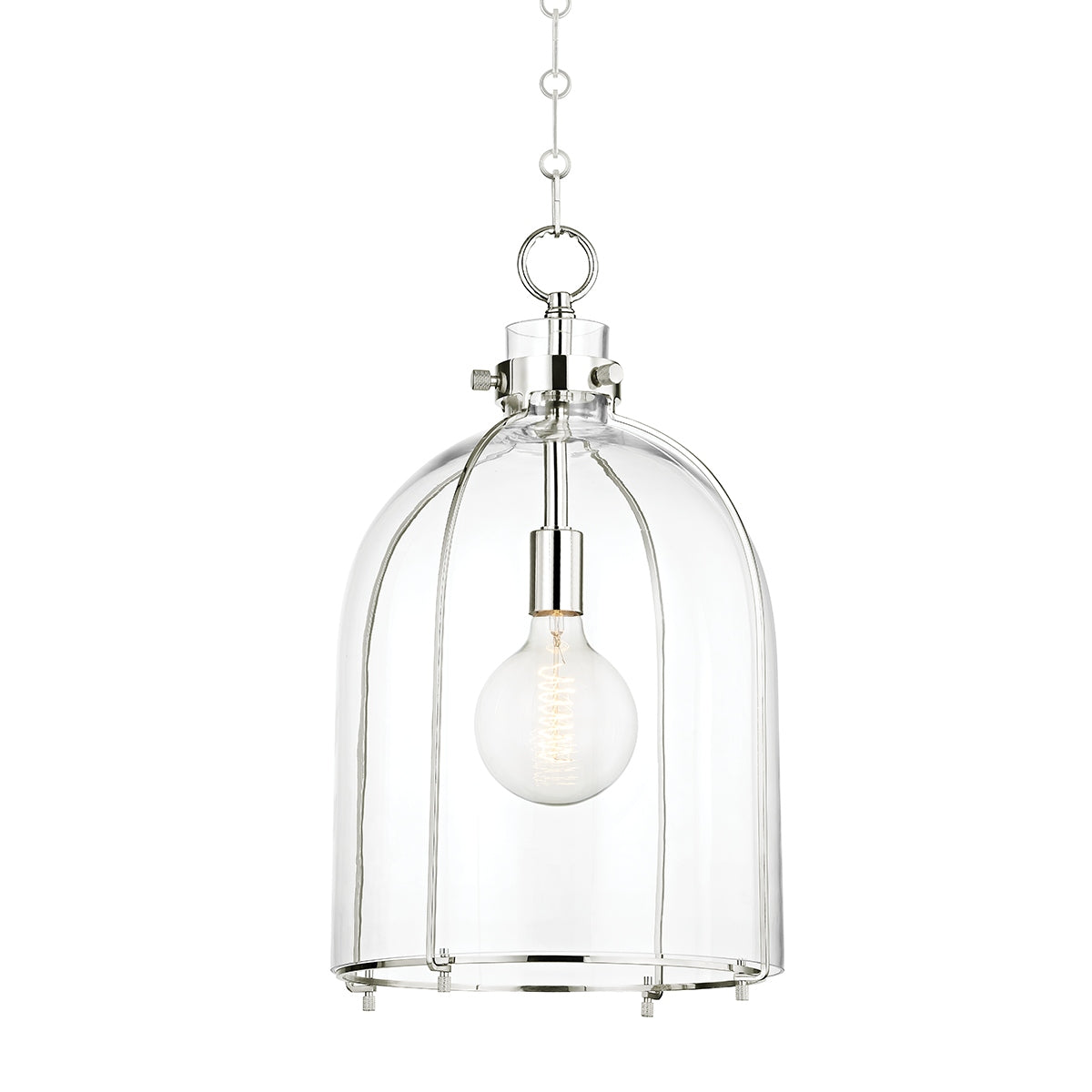 Hudson Valley - 7306-PN - One Light Pendant - Eldridge - Polished Nickel
