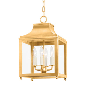 Mitzi - H259704S-VGL - Four Light Pendant - Leigh - Vintage Gold Leaf