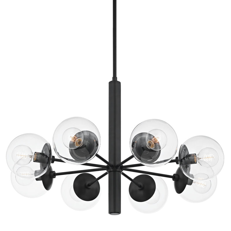 Mitzi - H503808-OB - Eight Light Chandelier - Meadow - Old Bronze