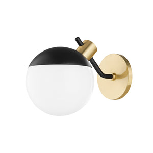 Mitzi - H573101-AGB/SBK - LED Wall Sconce - Miranda - Aged Brass/Soft Black