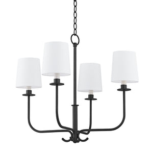 Troy Lighting - F7726-FOR - Four Light Chandelier - Bodhi - Forged Iron