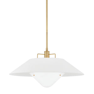 Troy Lighting - F8428-PBR - Two Light Pendant - Otto - Patina Brass