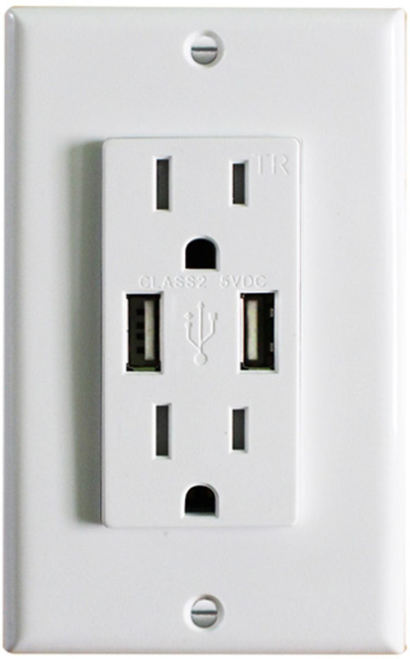 Westgate - USB2-15TR-WH - Usb Port - White