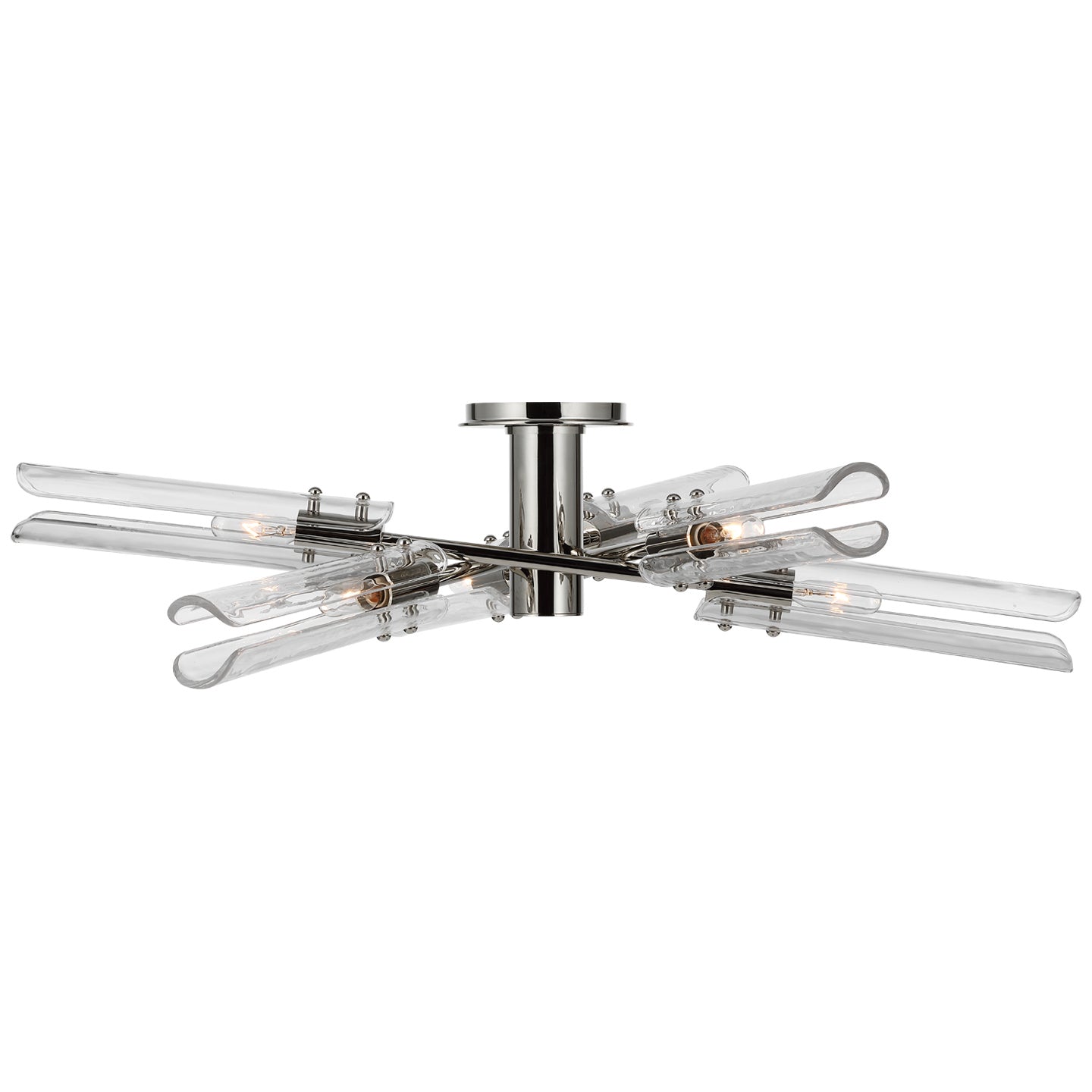 Visual Comfort Signature - ARN 4480PN-CG - LED Flush Mount - Casoria - Polished Nickel