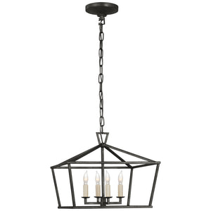 Visual Comfort Signature - CHC 4190AI - Four Light Semi-Flush Mount - Darlana - Aged Iron