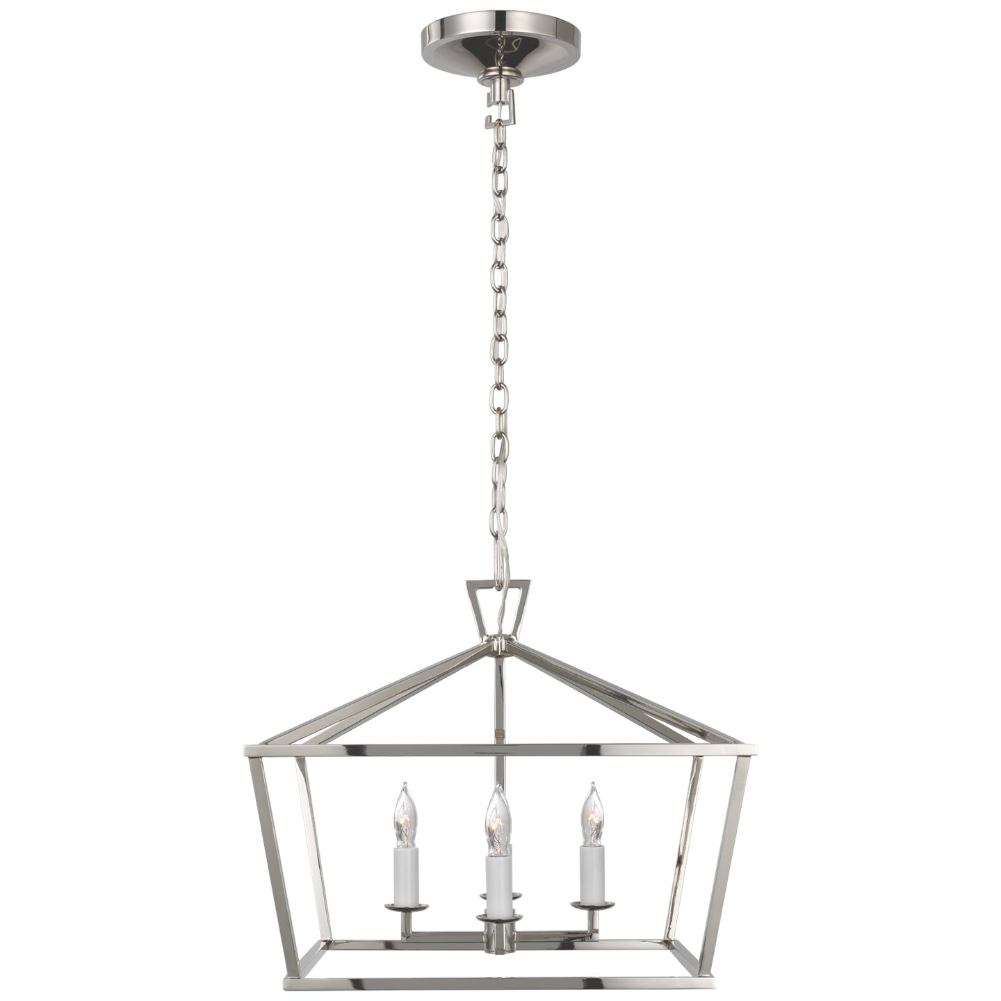 Visual Comfort Signature - CHC 4190PN - Four Light Semi-Flush Mount - Darlana - Polished Nickel