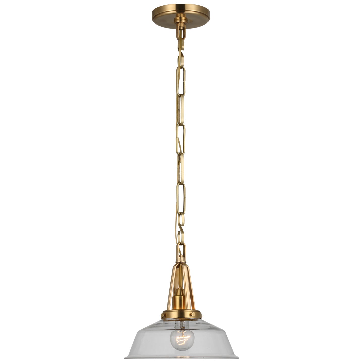 Visual Comfort Signature - CHC 5460AB-CG - LED Pendant - Layton - Antique-Burnished Brass