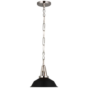 Visual Comfort Signature - CHC 5460PN-BLK - LED Pendant - Layton - Polished Nickel