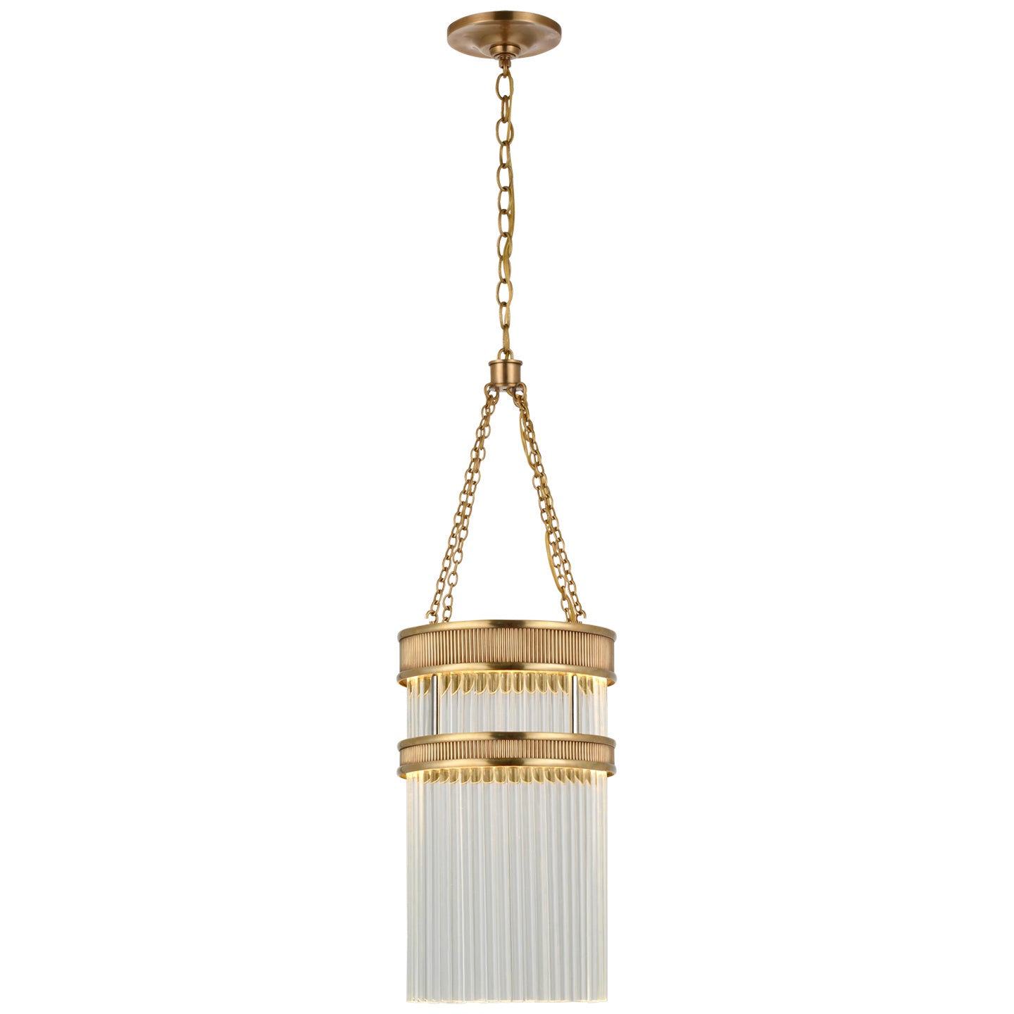 Visual Comfort Signature - S 5170SB-CG - LED Chandelier - Menil - Soft Brass