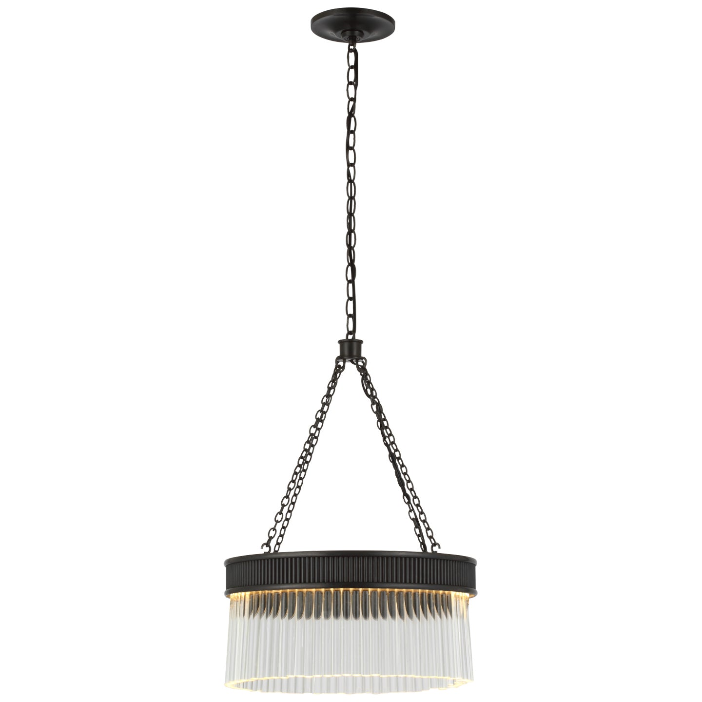 Visual Comfort Signature - S 5171BZ-CG - LED Chandelier - Menil - Bronze