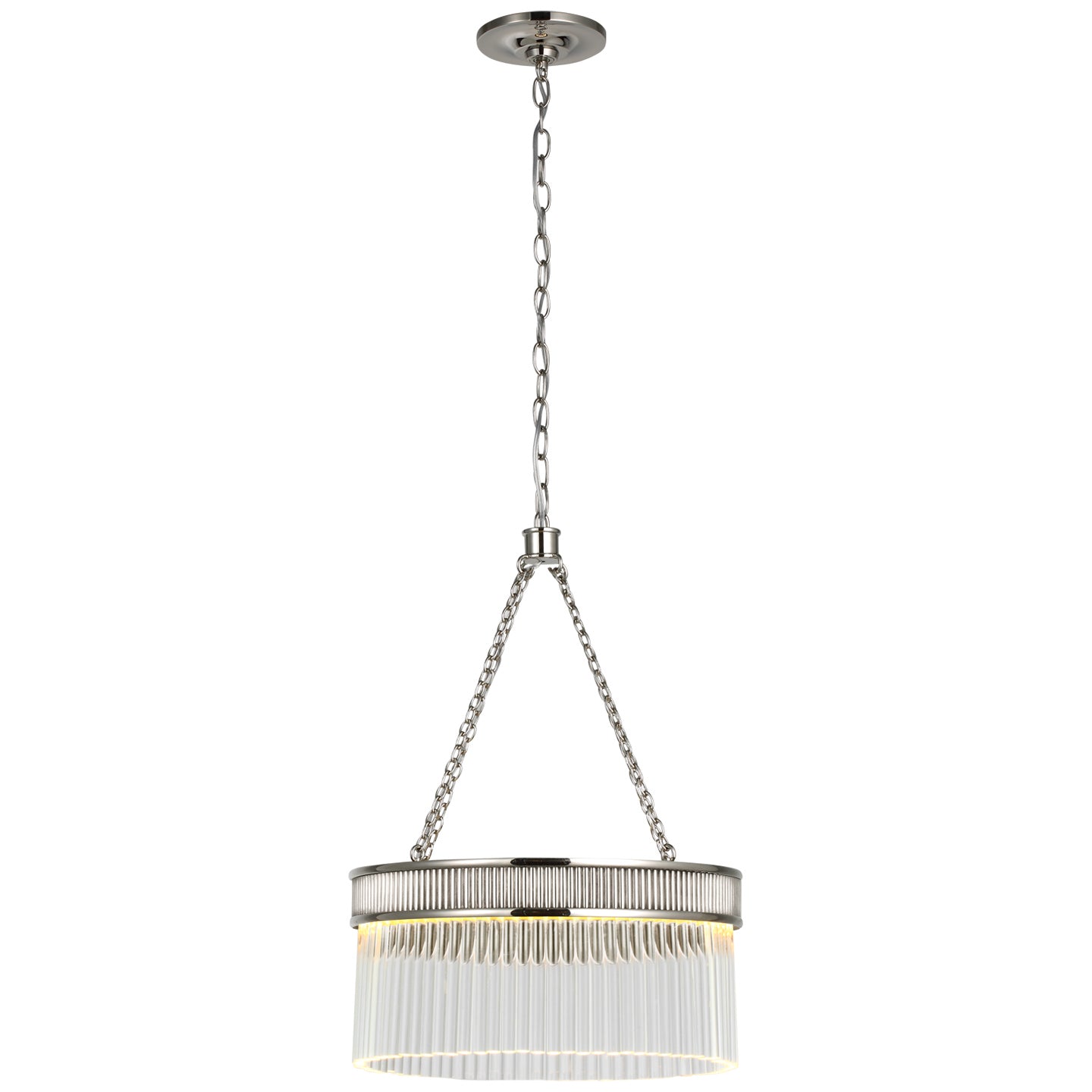 Visual Comfort Signature - S 5171PN-CG - LED Chandelier - Menil - Polished Nickel