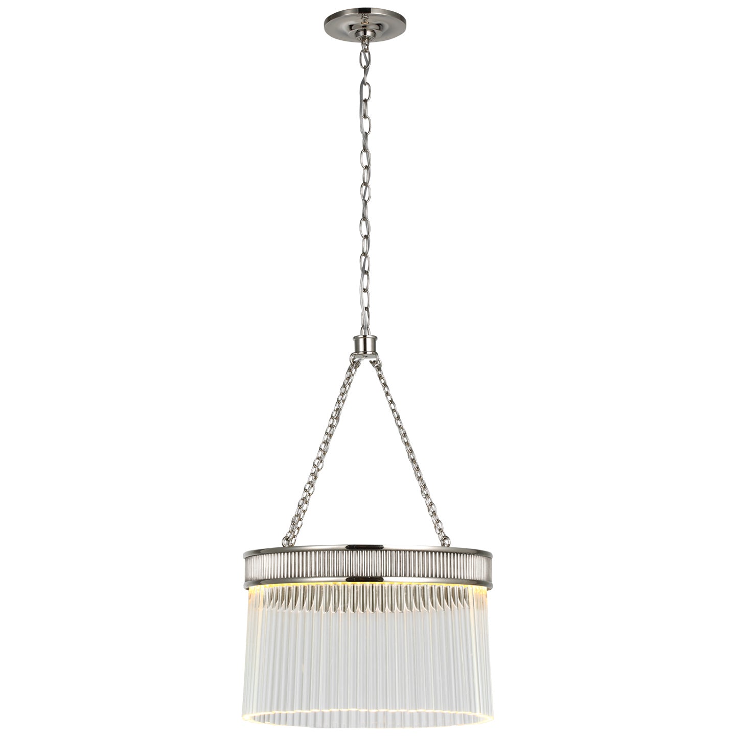 Visual Comfort Signature - S 5171PN-CG - LED Chandelier - Menil - Polished Nickel