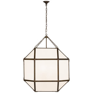 Visual Comfort Signature - SK 5034AZ-WG - LED Lantern - Morris - Antique Zinc