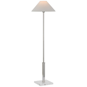 Visual Comfort Signature - SP 1510PN/CG-L - LED Floor Lamp - Asher - Polished Nickel and Crystal