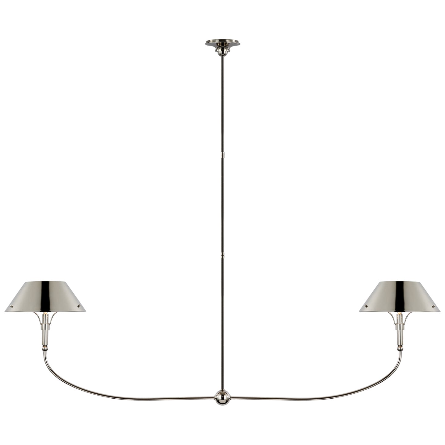 Visual Comfort Signature - TOB 5728PN-PN - LED Linear Chandelier - Turlington - Polished Nickel