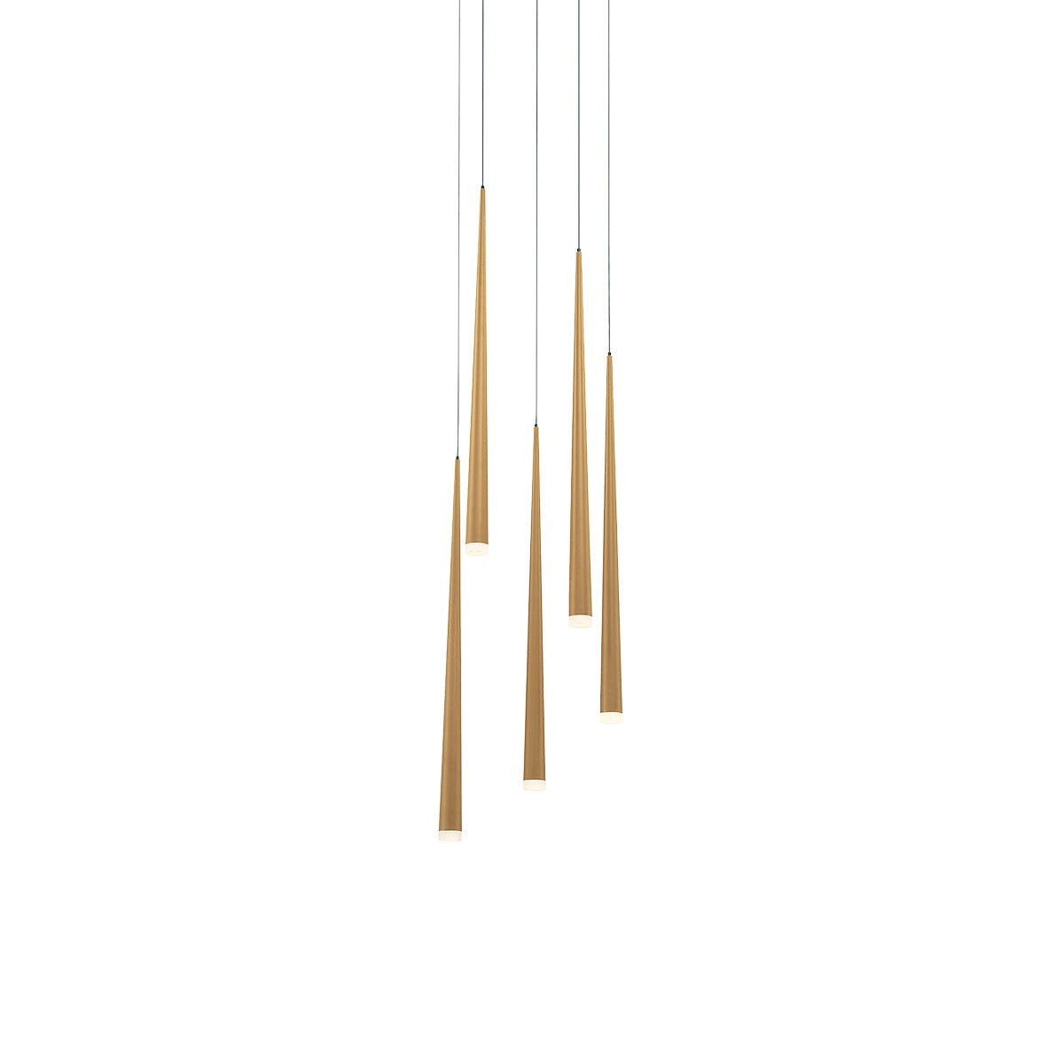 Modern Forms - PD-41805R-AB - LED Pendant - Cascade - Aged Brass