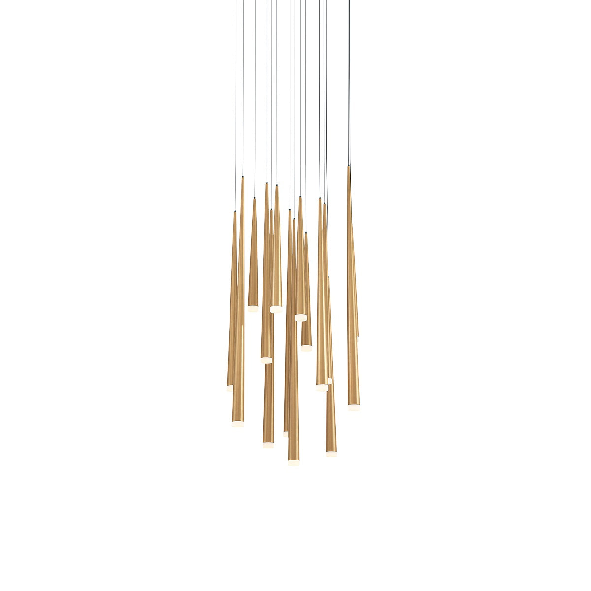 Modern Forms - PD-41815R-AB - LED Pendant - Cascade - Aged Brass