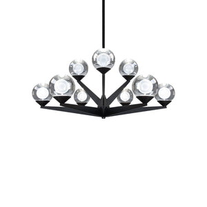 Modern Forms - PD-82027-BK - LED Chandelier - Double Bubble - Black