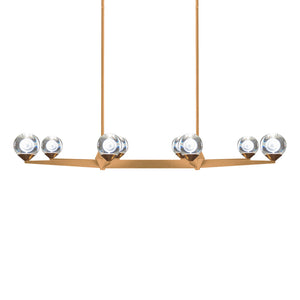 Modern Forms - PD-82044-AB - LED Chandelier - Double Bubble - Aged Brass