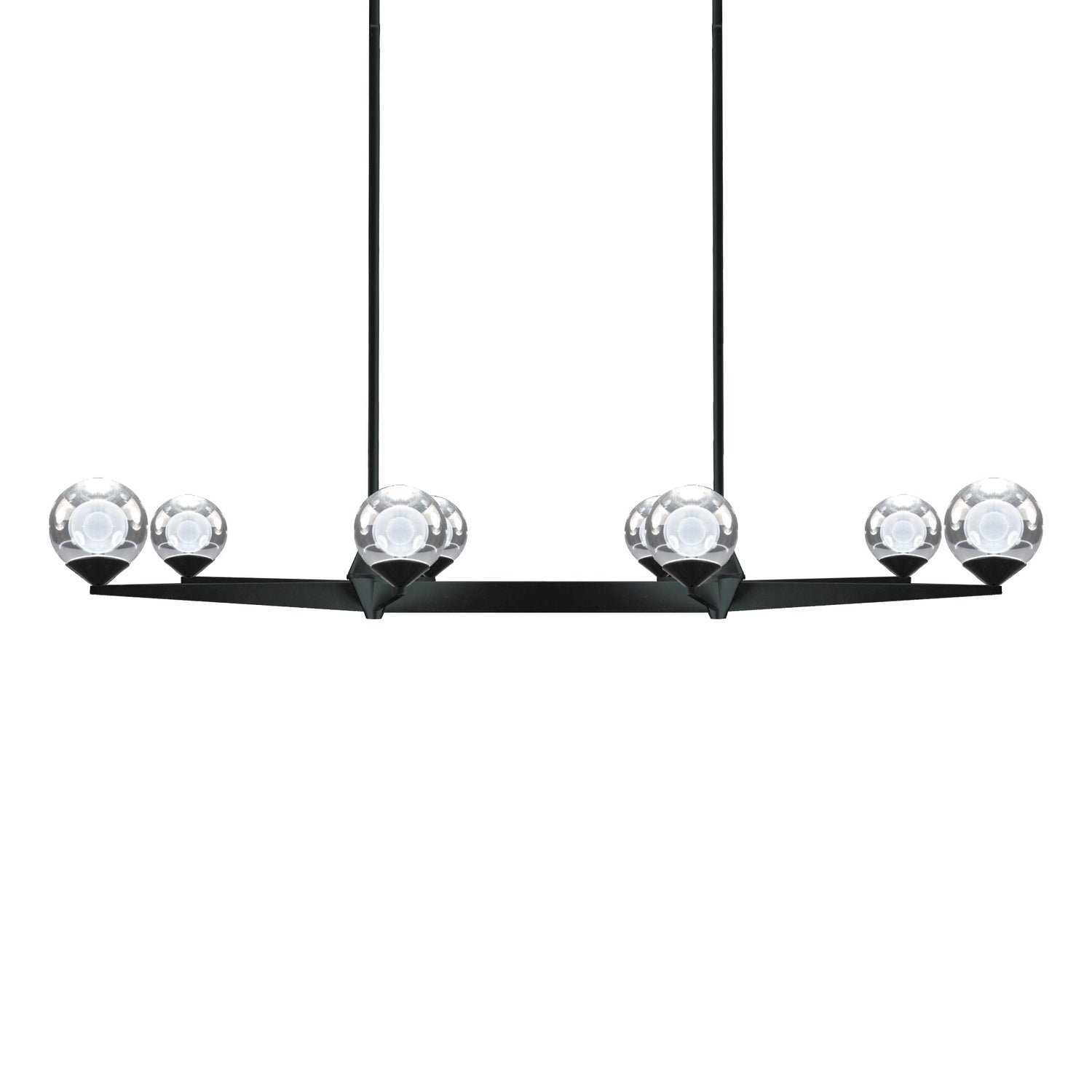 Modern Forms - PD-82044-BK - LED Chandelier - Double Bubble - Black