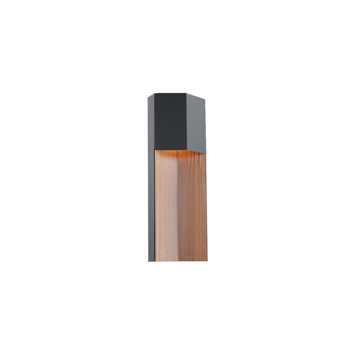 Modern Forms - WS-W14220-BK/DW - LED Outdoor Wall Sconce - Dusk - Black/Dark Walnut