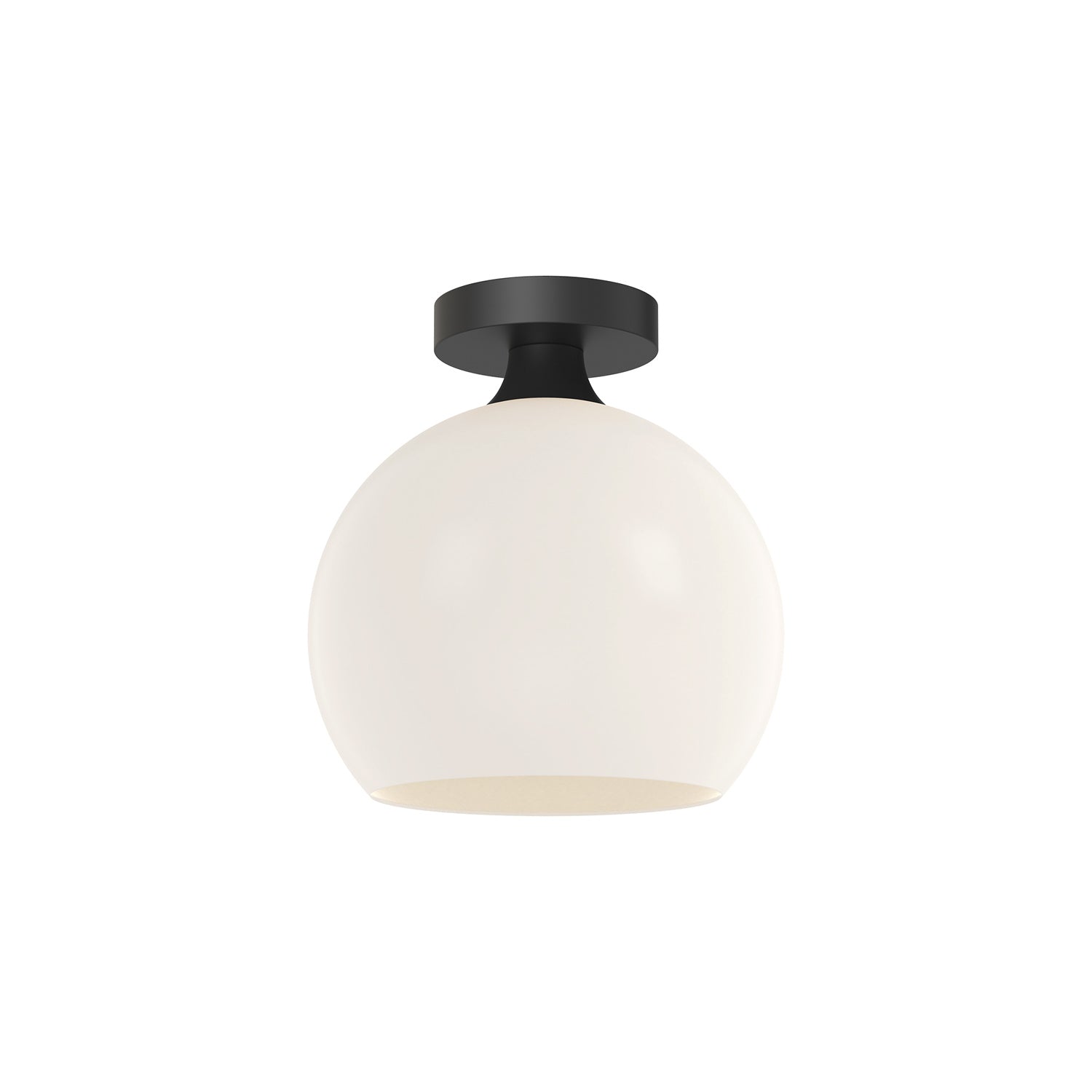 Alora - FM506210MBOP - One Light Flush Mount - Castilla - Matte Black/Opal Matte Glass