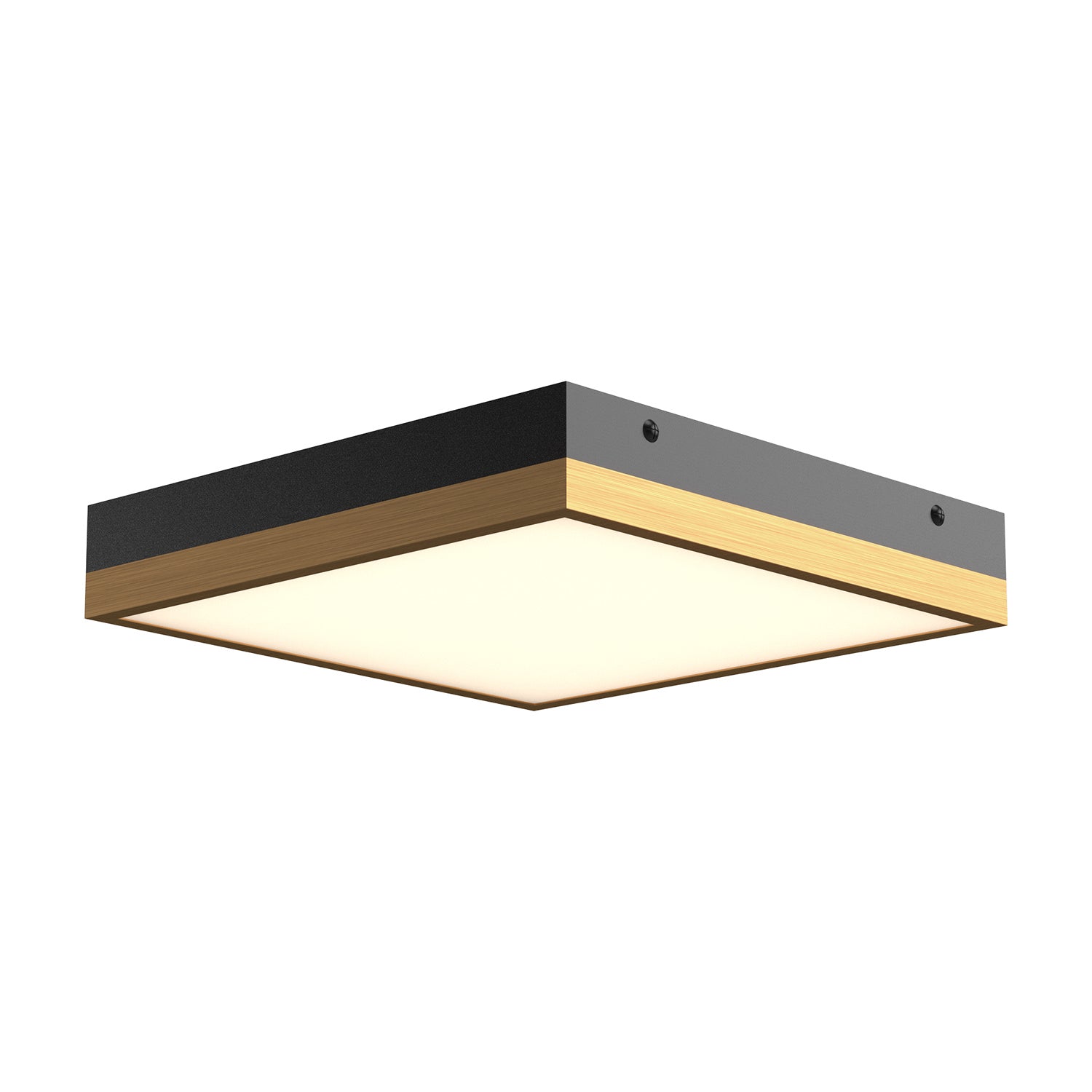 Alora - FM553211AGMB - LED Flush Mount - Sydney - Aged Gold/Matte Black