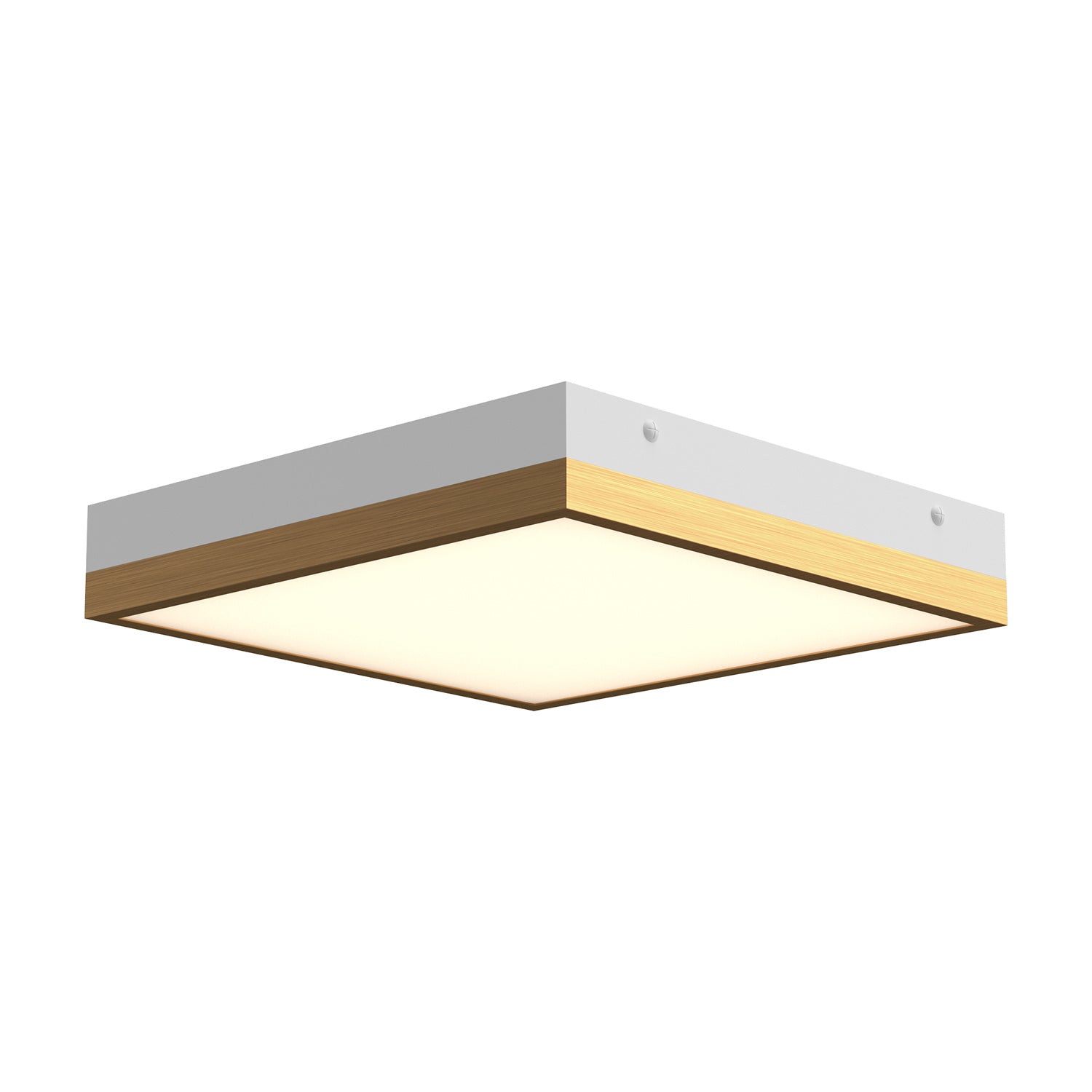 Alora - FM553211AGWH - LED Flush Mount - Sydney - Aged Gold/White