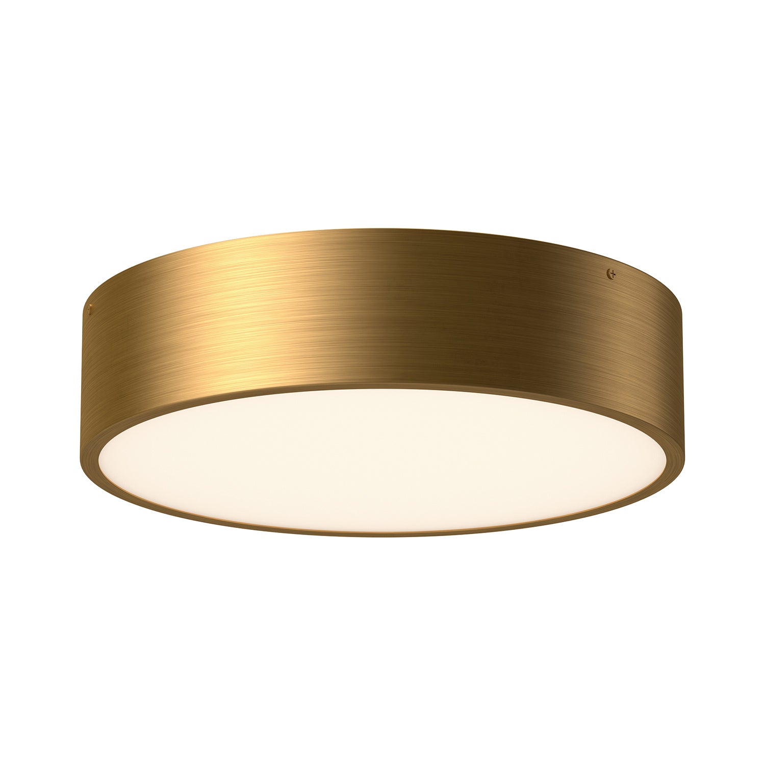 Alora - FM556016AG - Three Light Flush Mount - Brisbane - Aged Gold