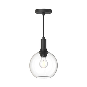 Alora - PD506108MBCL - One Light Pendant - Castilla - Clear Glass/Matte Black