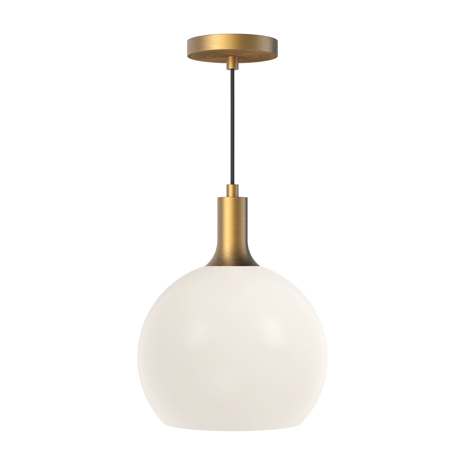 Alora - PD506210AGOP - One Light Pendant - Castilla - Aged Gold/Opal Matte Glass