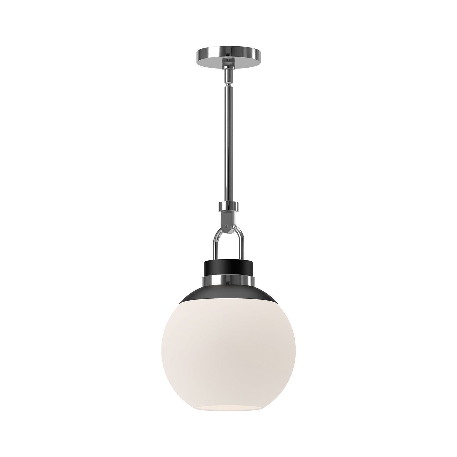 Alora - PD520512CHOP - One Light Pendant - Copperfield - Chrome/Opal Matte Glass