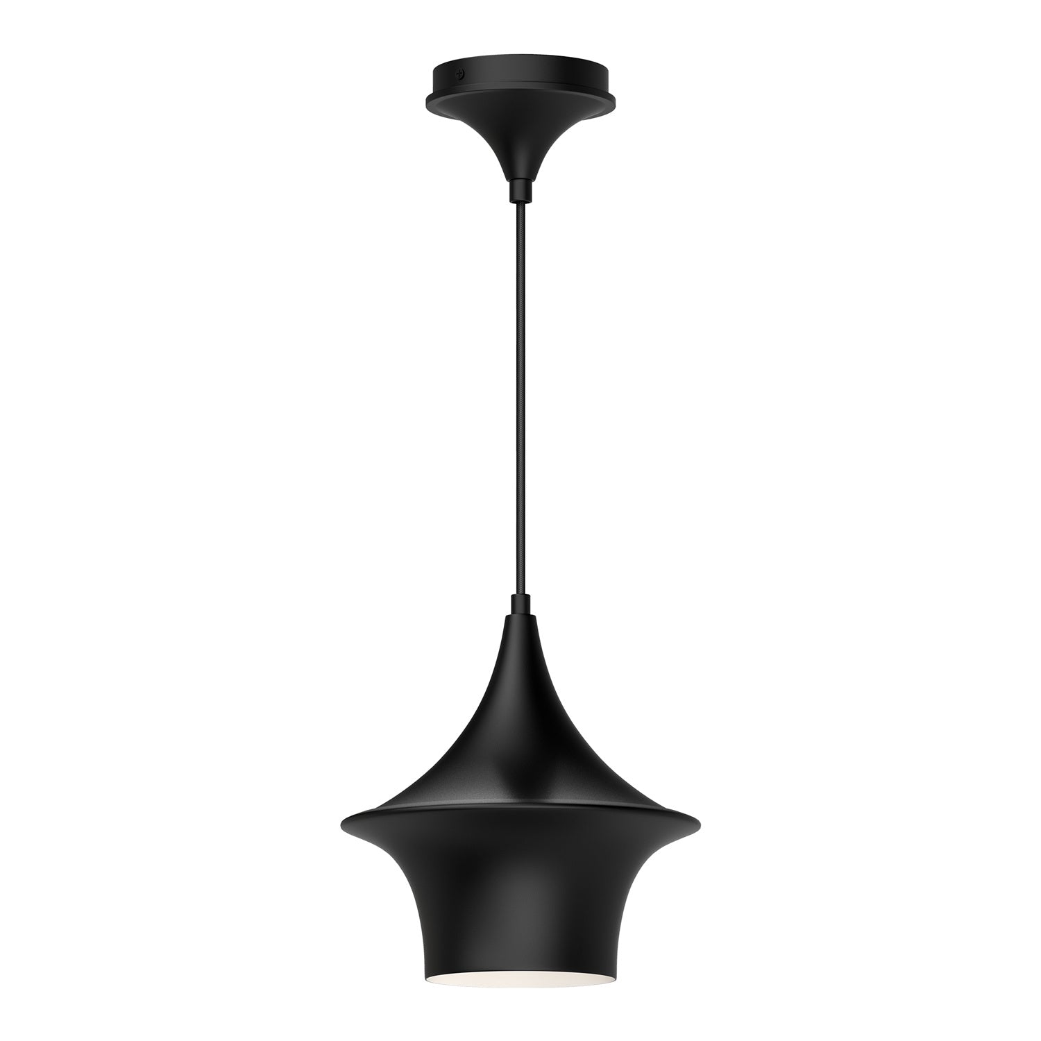 Alora - PD523009MB - One Light Pendant - Emiko - Matte Black