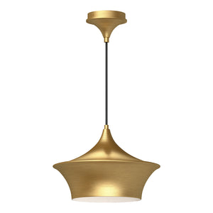 Alora - PD523013BG - One Light Pendant - Emiko - Brushed Gold