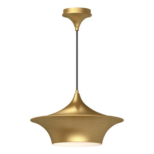 Alora - PD523016BG - One Light Pendant - Emiko - Brushed Gold