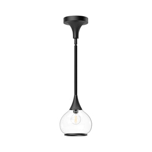 Alora - PD524006MBCL - One Light Pendant - Hazel - Clear Glass/Matte Black