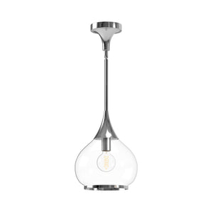 Alora - PD524110CHCL - One Light Pendant - Hazel - Chrome/Clear Glass