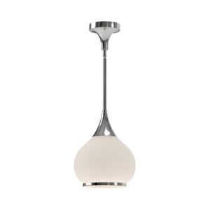 Alora - PD524110CHOP - One Light Pendant - Hazel - Chrome/Opal Matte Glass