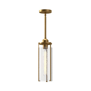 Alora - PD536005AGWC - One Light Pendant - Belmont - Aged Gold/Clear Water Glass