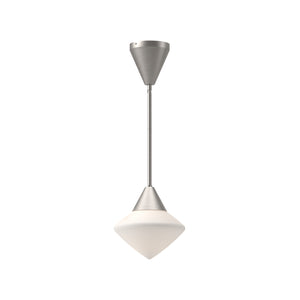 Alora - PD537508BNOP - One Light Pendant - Nora - Brushed Nickel/Opal Matte Glass