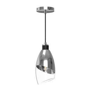 Alora - PD587105CHCL - One Light Pendant - Capri - Chrome/Clear Glass