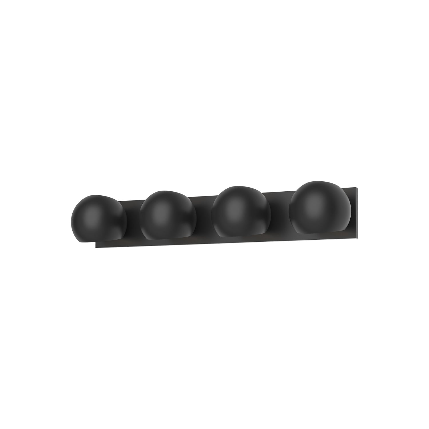 Alora - VL648431MB - Four Light Bathroom Fixtures - Willow - Matte Black