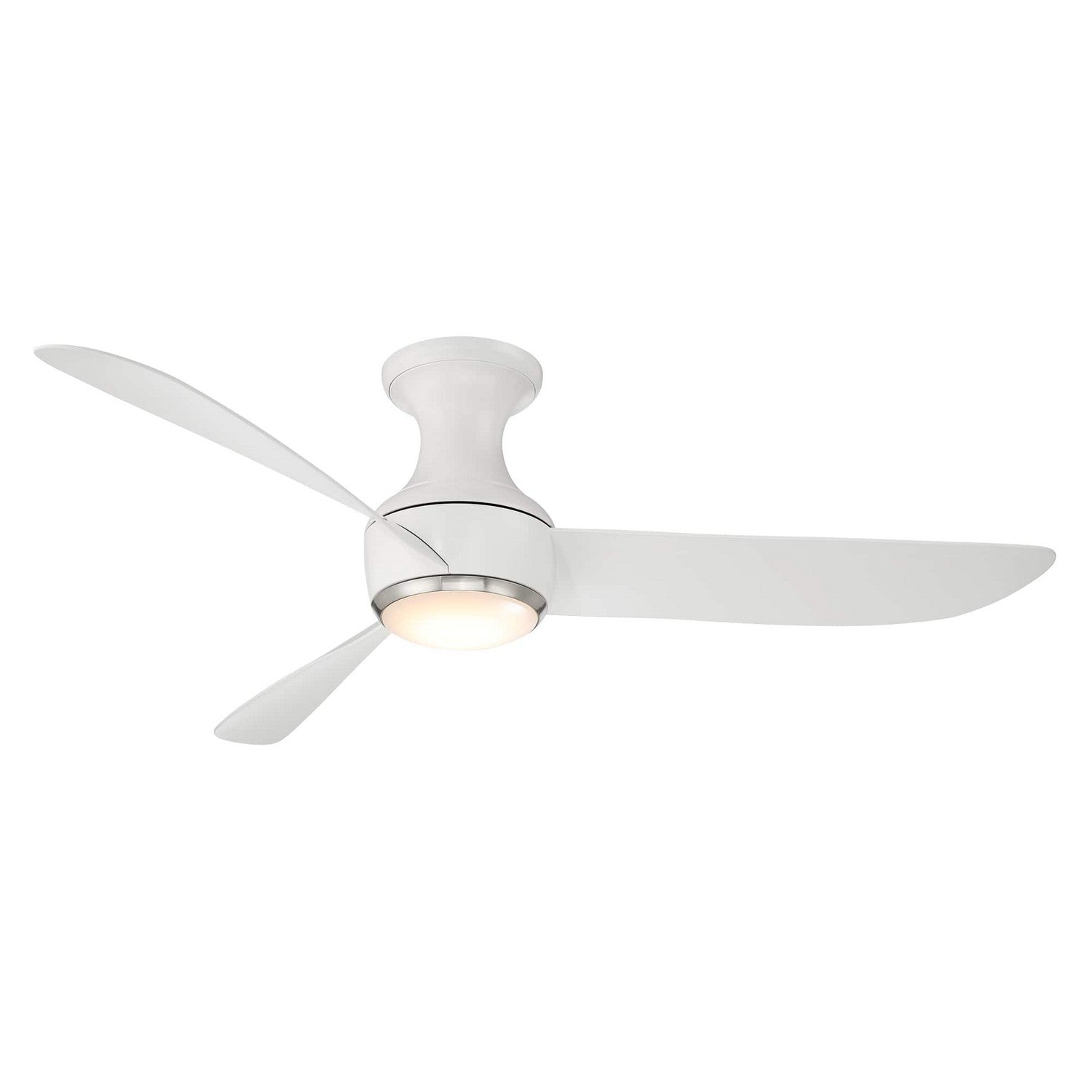 Modern Forms Fans - FH-W2203-52L27BNMW - 52" Ceiling Fan - Corona - Brushed Nickel/Matte White