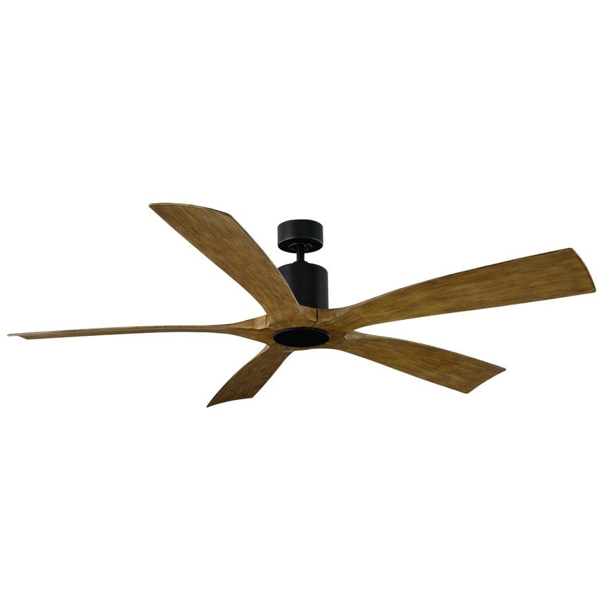 Modern Forms Fans - FR-W1811-5-MB/DK - 54" Ceiling Fan - Aviator 5 - Matte Black/Distressed Koa