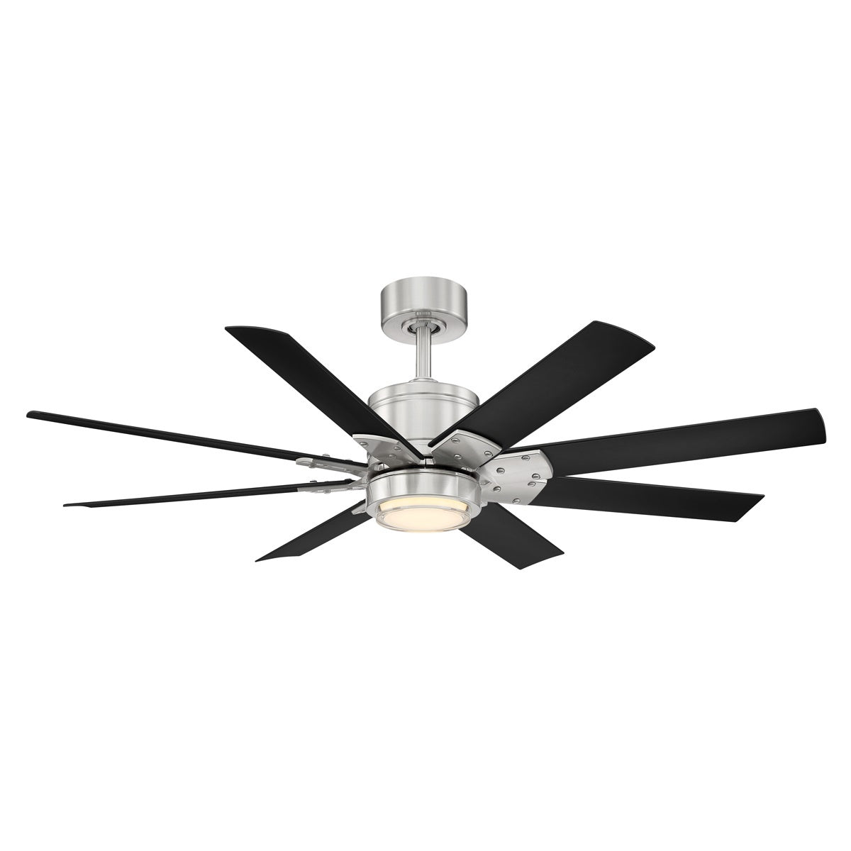 Modern Forms Fans - FR-W2001-52L27BNMB - 52"Ceiling Fan - Renegade - Brushed Nickel/Matte Black