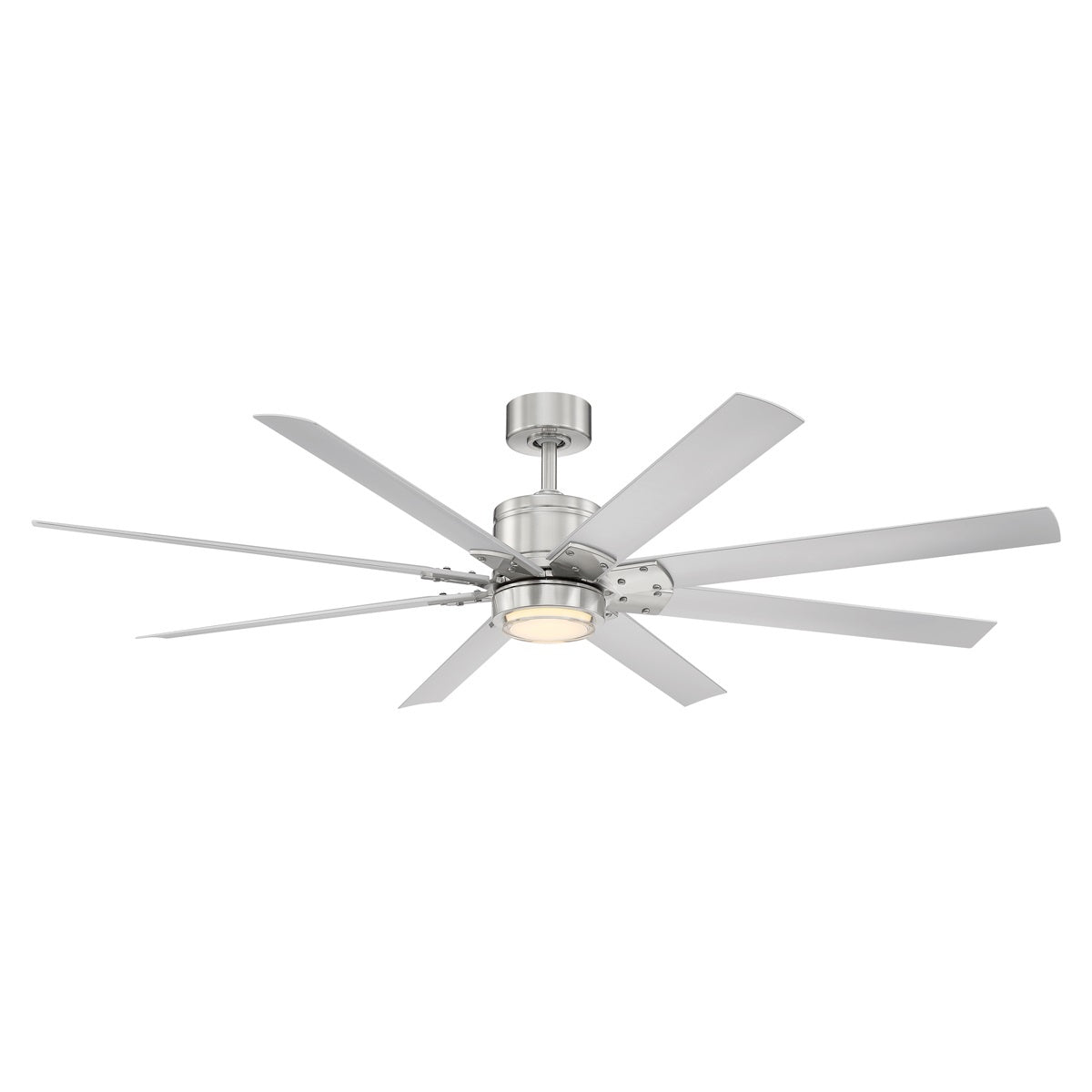 Modern Forms Fans - FR-W2001-66L35BNTT - 66"Ceiling Fan - Renegade - Brushed Nickel/Titanium Silver